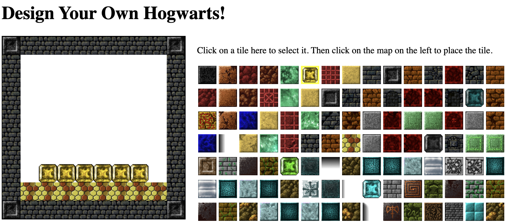 Hogwarts Map Builder Preview